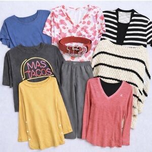 Women’s Size M Tops Bundle | 10 Pieces | Mixed Brands | Closet Cleanout